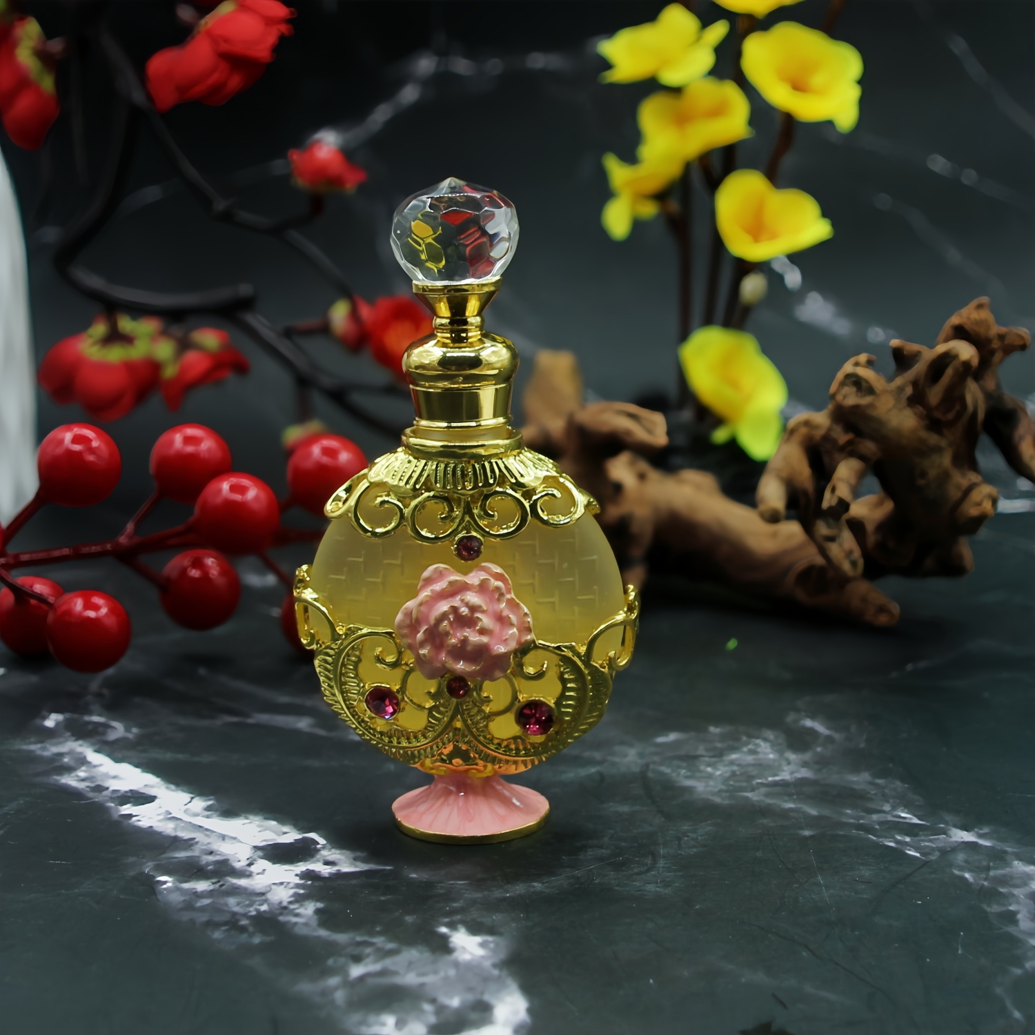 Perfume Fragrance Concentration - 여성용 할랄 두바이 레트로 농축 향수