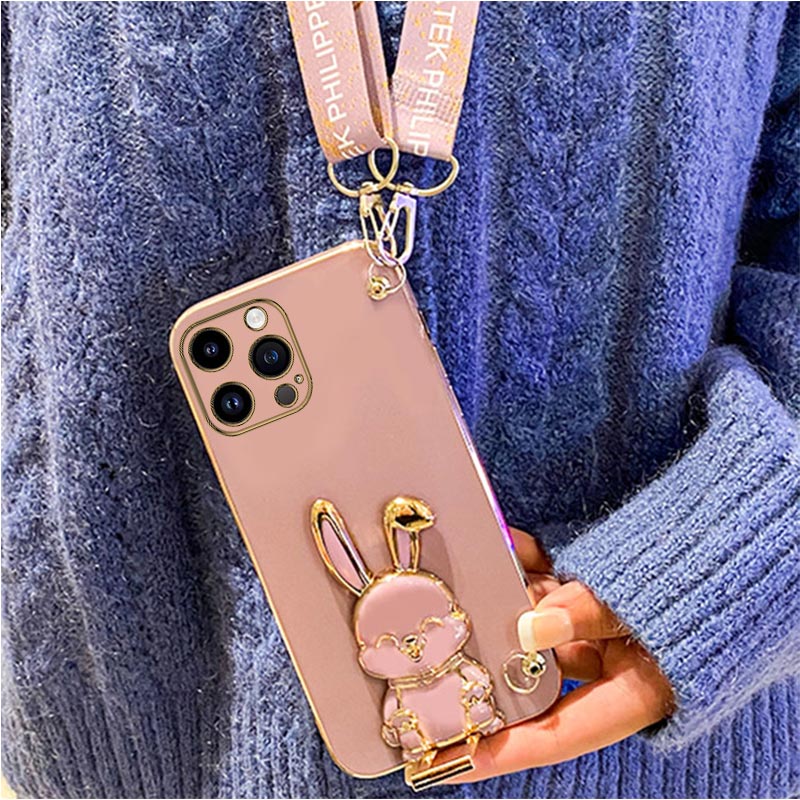 토끼 홀더 매는 밧줄 전화 케이스 iPhone 14 1 - Fragance X 리뷰 및 가격