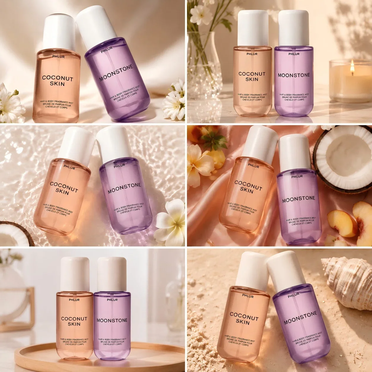 PHLUR 코코넛 스킨 & 문스톤 헤어 & 바디 프래그 - Perfume Fragrance Tous 리뷰 및 가격
